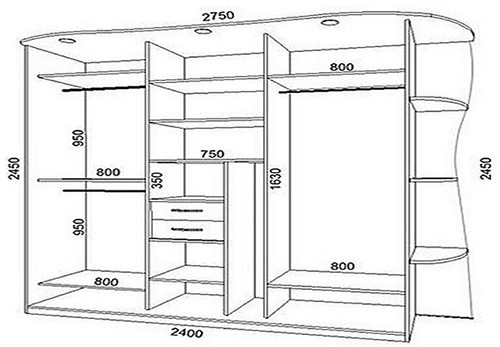 Можно ли установить встроенный шкаф-купе если стена неровная?