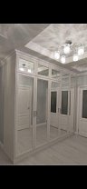 Встроенный шкаф с фасадами эмаль ( на заказ)