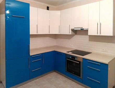 Кухонный гарнитур "Синее с Белым"